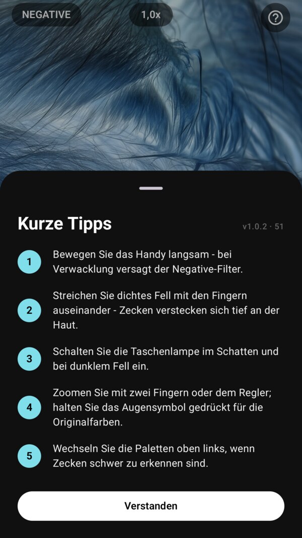 Tick Camera - Quick Tips